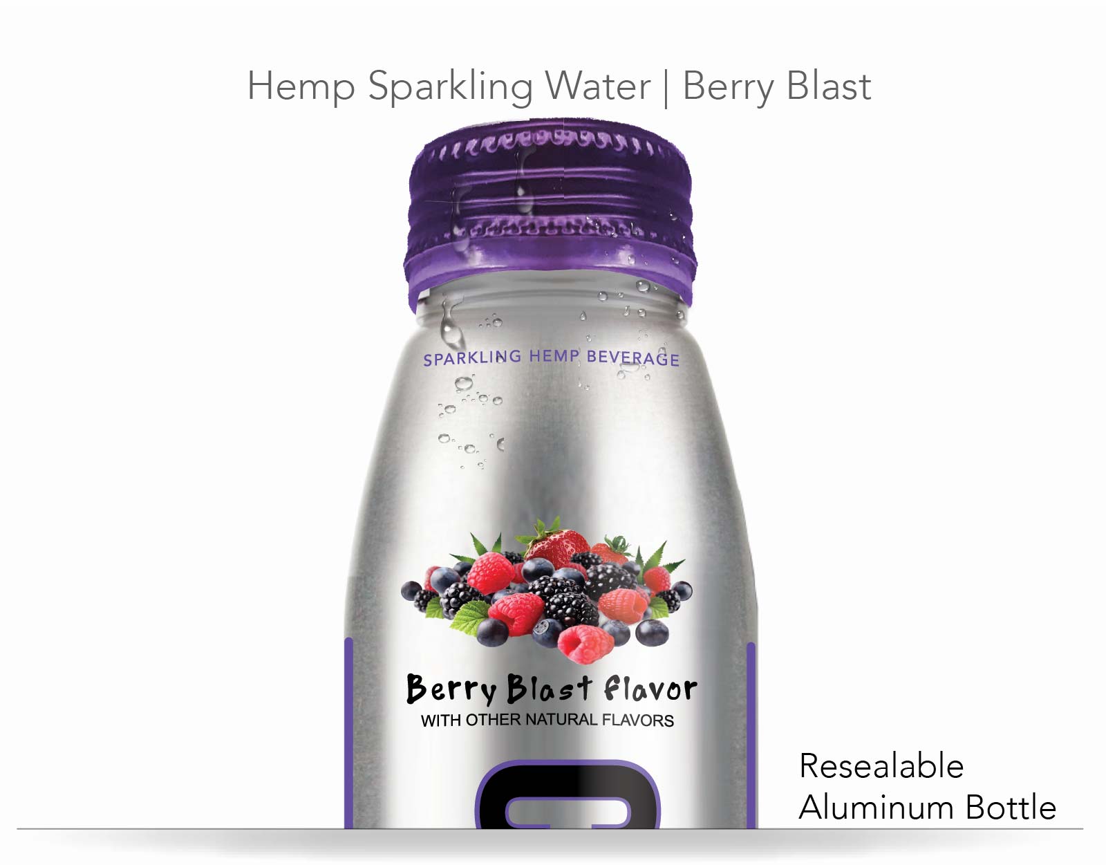 Sparkling Hemp Water | Berry Blast