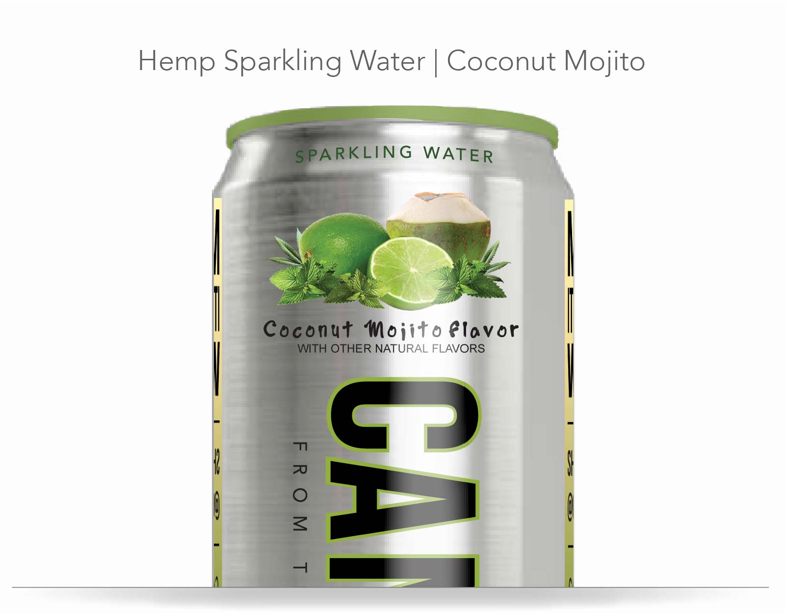 Sparkling Hemp Water | Coconut Mojito